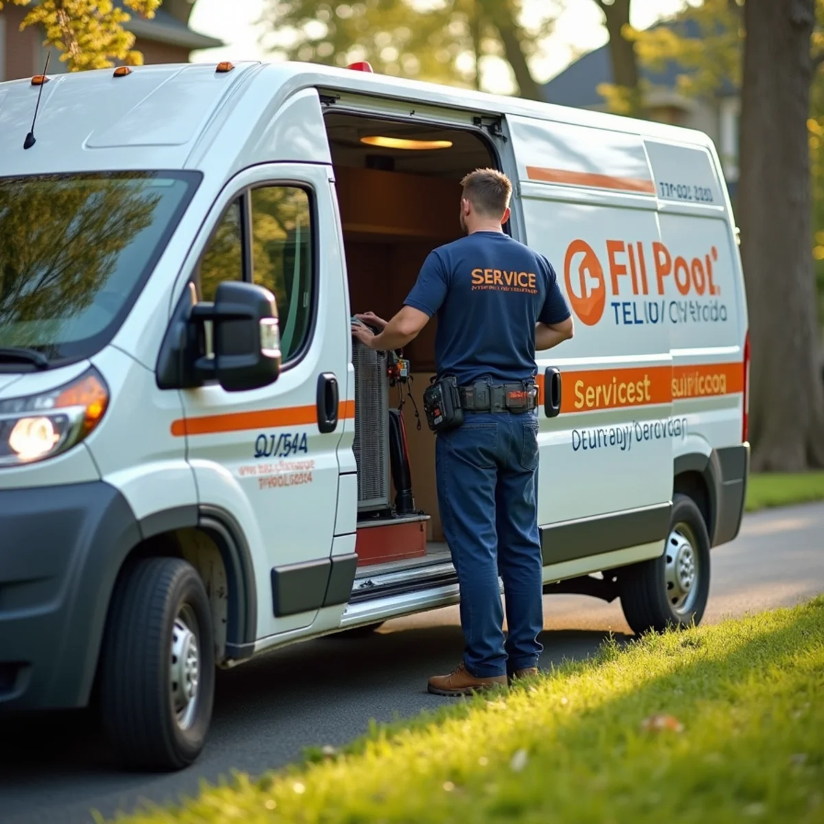 Rowhome HVAC service call in Borough Center, downtown Quakertown, PA