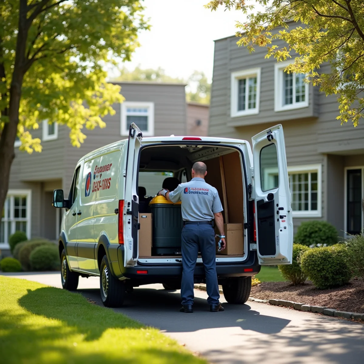HVAC maintenance visit at a home in Brayton Gardens, Quakertown, PA